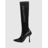 BOTA KARL LAGERFED PANDARA II STUDS HI LEG BOOT NEGRO