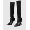 BOTA KARL LAGERFED PANDARA II STUDS HI LEG BOOT NEGRO