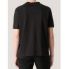 CAMISETA CALVIN KLEIN SHINY MONOLOGO TEE NEGRO