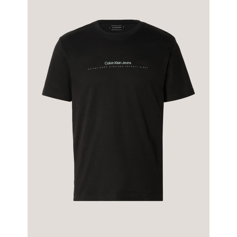 CAMISETA CALVIN KLEIN MINIMAL LOGO TEE NEGRO