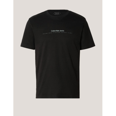CAMISETA CALVIN KLEIN MINIMAL LOGO TEE NEGRO
