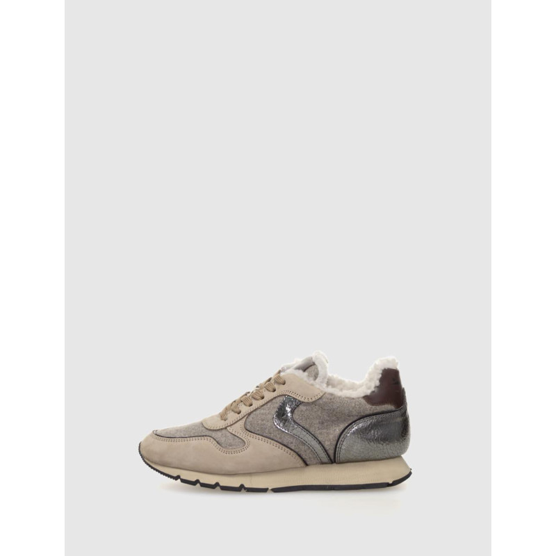ZAPATILLA VOILE BLANCHE JULIA FUR  BEIG