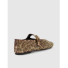 MERCEDITA KURT GEIGER  MAYFAIR BALLET FLAT MARRÓN