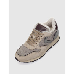 ZAPATILLA VOILE BLANCHE JULIA FUR  BEIG
