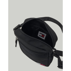 BANDOLERA TOMMY HILFIGER TJM ESSENTIAL DAILY REPORTER NEGRO