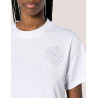 CAMISETA KARL LAGERFELD RHINESTONE LOGO FASHION TEE BLANCO