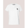 CAMISETA KARL LAGERFELD IKONIK 2.0 GLITTER T-SHIRT BLANCO