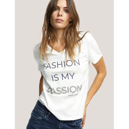 CAMISETA LOLA CASADEMUNT LF2415018 BLANCO
