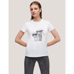CAMISETA KARL LAGERFED IKONIK 2.0 RS  T-SHIRT BLANCO