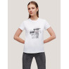 CAMISETA KARL LAGERFED IKONIK 2.0 RS  T-SHIRT BLANCO
