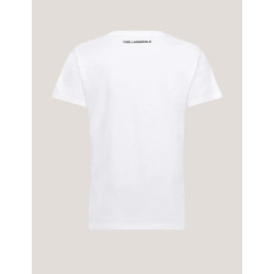 CAMISETA KARL LAGERFED IKONIK 2.0 CHOUPETTE  T-SHIRT BLANCO