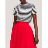 CAMISETA KARL LAGERFED IKON STRIPE BOXY TSHIRT NEGRO