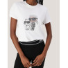 CAMISETA KARL LAGERFED IKON RS DUO T-SHIRT BLANCO