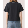 CAMISETA KARL LAGERFELD RHINESTONE LOGO FASHION TEE NEGRO
