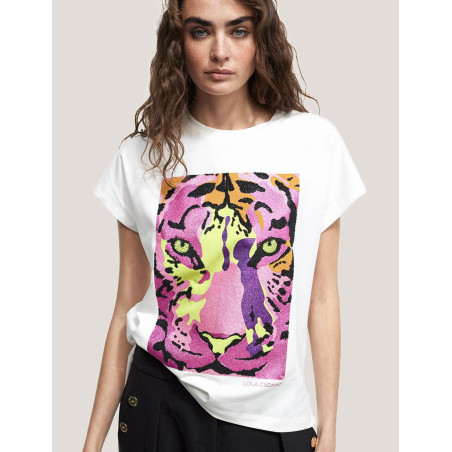 CAMISETA LOLA CASADEMUNT LF2415012 BLANCO