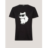 CAMISETA KARL LAGERFED IKONIK 2.0 CHOUPETTE  T-SHIRT NEGRO