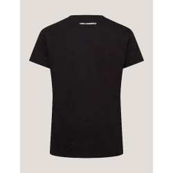 CAMISETA KARL LAGERFED IKONIK 2.0 CHOUPETTE  T-SHIRT NEGRO