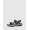 SANDALIA SKECHERS RELAXED FIT TRESMEN-GARO GRIS OSCURO