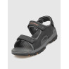 SANDALIA SKECHERS RELAXED FIT TRESMEN-GARO GRIS OSCURO