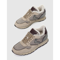 ZAPATILLA VOILE BLANCHE JULIA FUR  BEIG