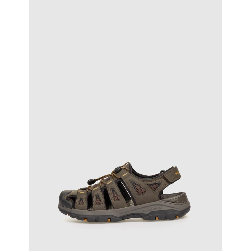 CANGREJERA SKECHERS RELAXED FIT TRESMEN -OUTSEEN MARRÓN