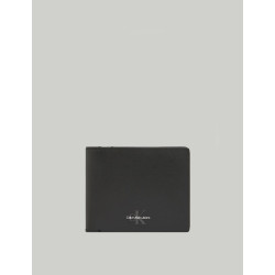 CARTERA CALVIN KLEIN MONOGRAM SOFT BIFOLD W/COIN NEGRO