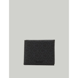 CARTERA CALVIN KLEIN CK MUST MONO BIFOLD 5CC W/COIN NEGRO