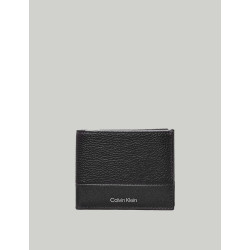 CARTERA CALVIN KLEIN SUBTLE MONO BIFOLD 5CC W/COIN NEGRO
