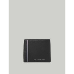 CARTERA TOMMY HILFIGER TH CORP CC AND COIN NEGRO