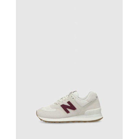 ZAPATILLA NEW BALANCE U574 BEIG/ROJO