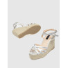 SANDALIA KAMOME TRENDS AFRODITA PLATA