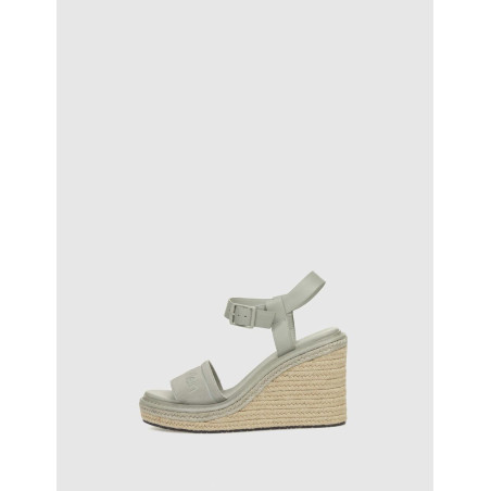 ALPARGATA CALVIN KLEIN WEDGE SANDAL 70 HE GRIS