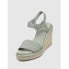 ALPARGATA CALVIN KLEIN WEDGE SANDAL 70 HE GRIS