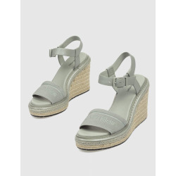 ALPARGATA CALVIN KLEIN WEDGE SANDAL 70 HE GRIS