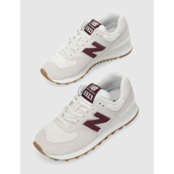 ZAPATILLA NEW BALANCE U574 BEIG/ROJO