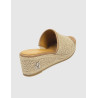 ZUECO TOMMY HILFIGER TH ROPE WEDGE SANDAL NATURAL