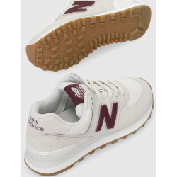 ZAPATILLA NEW BALANCE U574 BEIG/ROJO