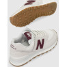 ZAPATILLA NEW BALANCE U574 BEIG/ROJO