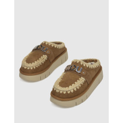 ZUECO MOU BOUNCE CLOG METAL LOGO CUERO