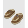 ZUECO MOU BOUNCE CLOG METAL LOGO CUERO