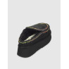 ZUECO MOU CLOG ESKIMO PLATFORM RHINEST NEGRO