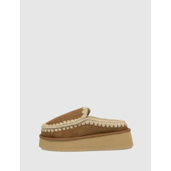 ZUECO MOU CLOG ESKIMO PLATFORM CUERO