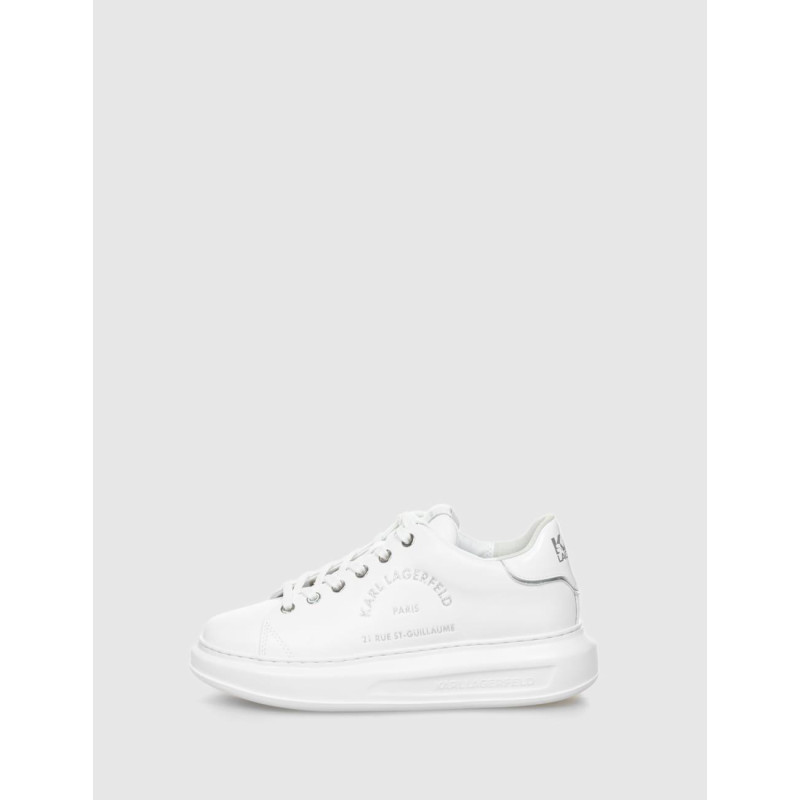 ZAPATILLA KARL LAGERFELD KAPRI METAL MAISON GLITTER BLANCO