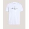 CAMISETA CALVIN KLEIN SS HERO MONOGRAM TEE 30S EU OPT BLANCO