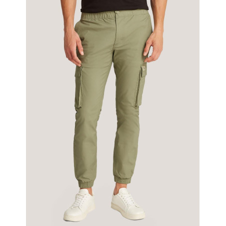 PANTALÓN CALVIN KLEIN SKINNY CARGO VERDE