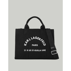 BOLSO KARL LAGERFED RSG SQUARE MEDIUM TOTE NEGRO