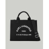 BOLSO KARL LAGERFED RSG SQUARE MEDIUM TOTE NEGRO