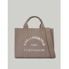 BOLSO KARL LAGERFED RSG SQUARE MEDIUM TOTE GRIS