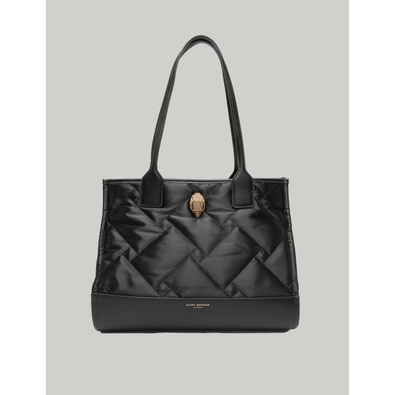 BOLSO KURT GEIGER RECYCLED SQ SM SHOPPER  NEGRO