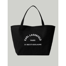 BOLSO KARL LAGERFED K/RSG CANVAS NEGRO